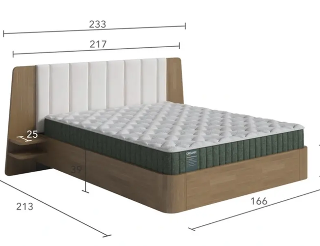 Кровать FlyWood с полками (сосна)