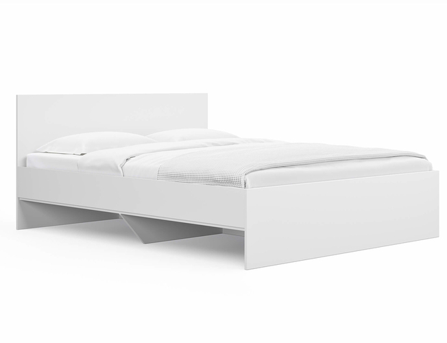 Кровать Mariana, ЛДСП белый