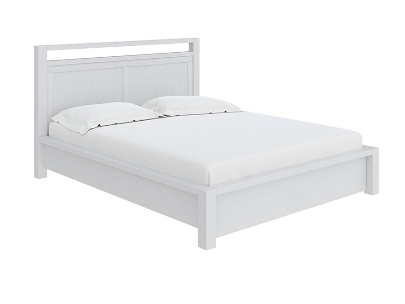 Кровать Fiord Райтон с ПМ сосна белая эмаль